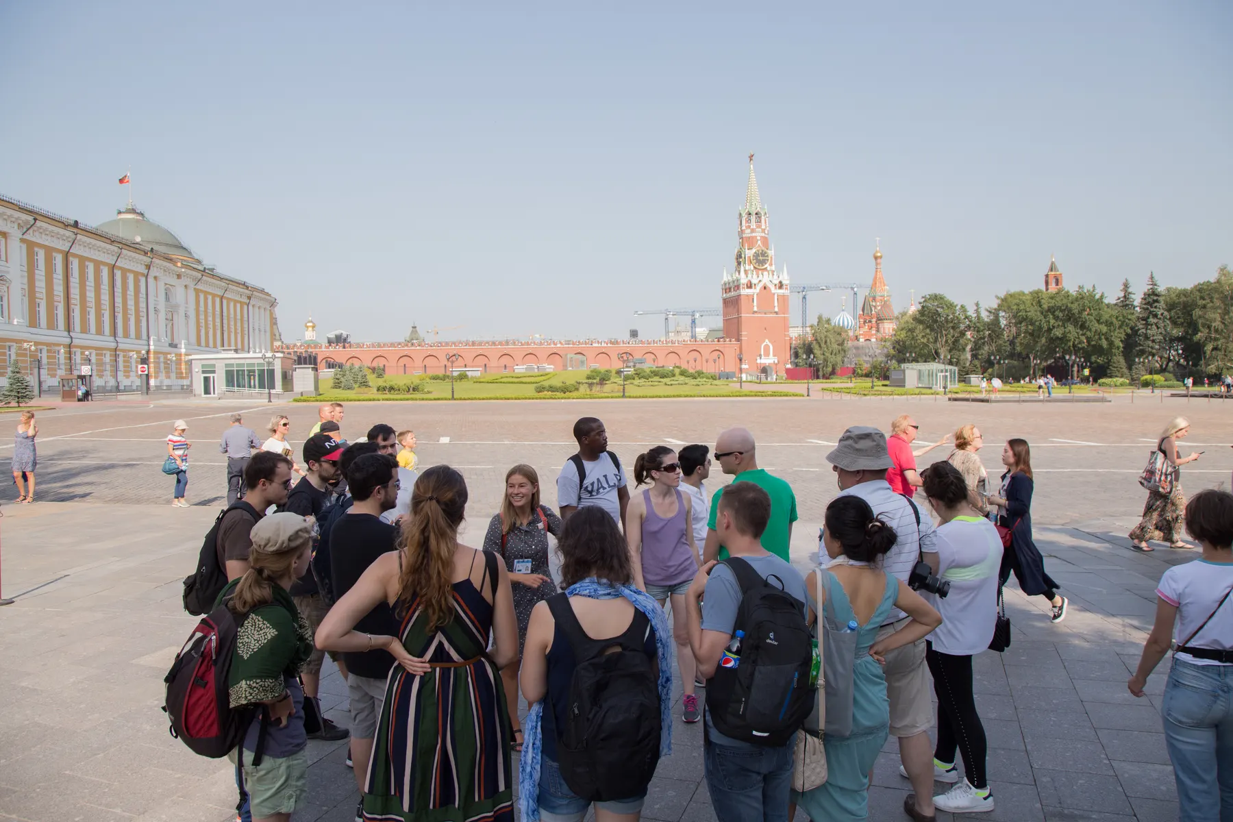 Группа Moscow Free Tour в центре города