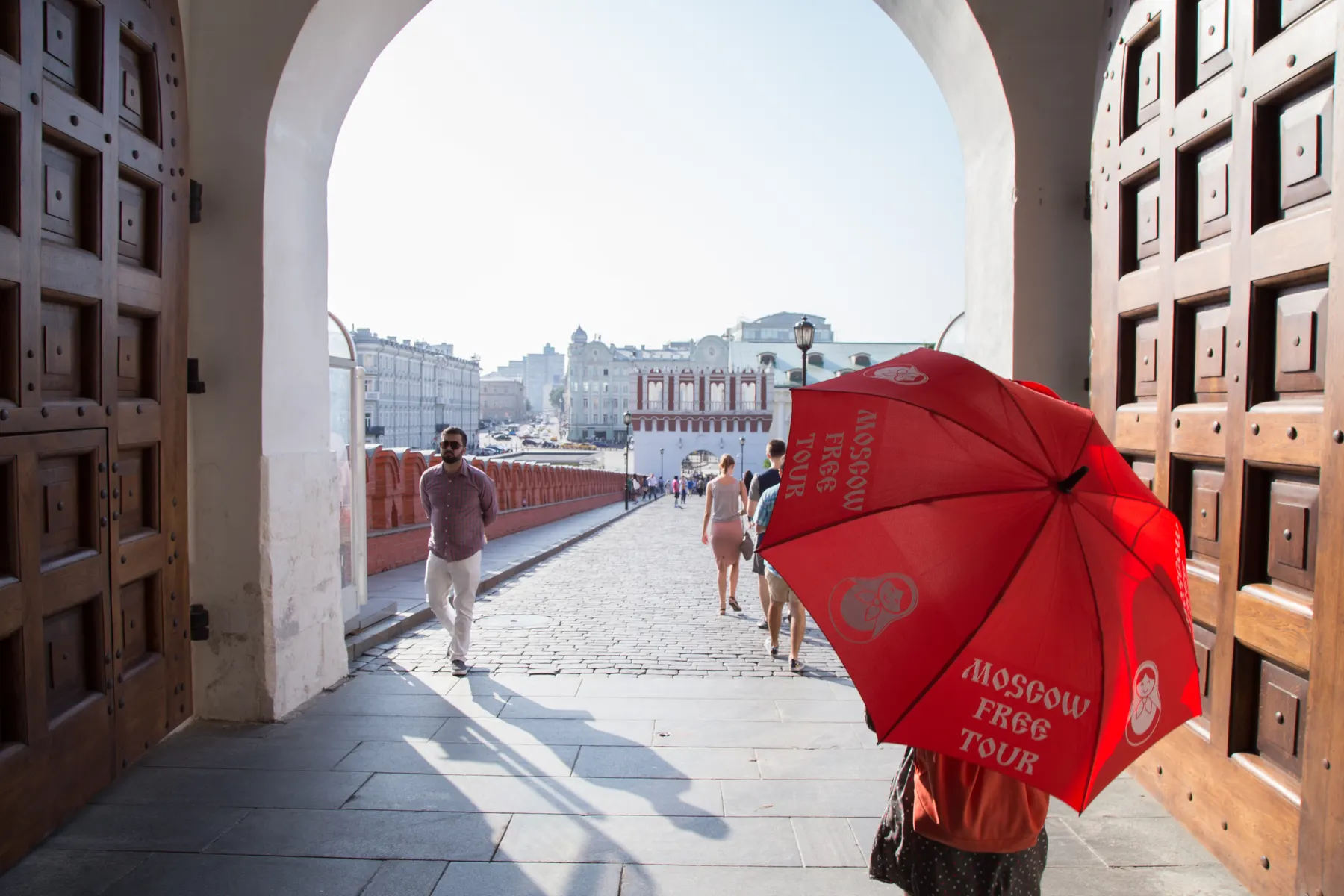 Группа Moscow Free Tour в центре города
