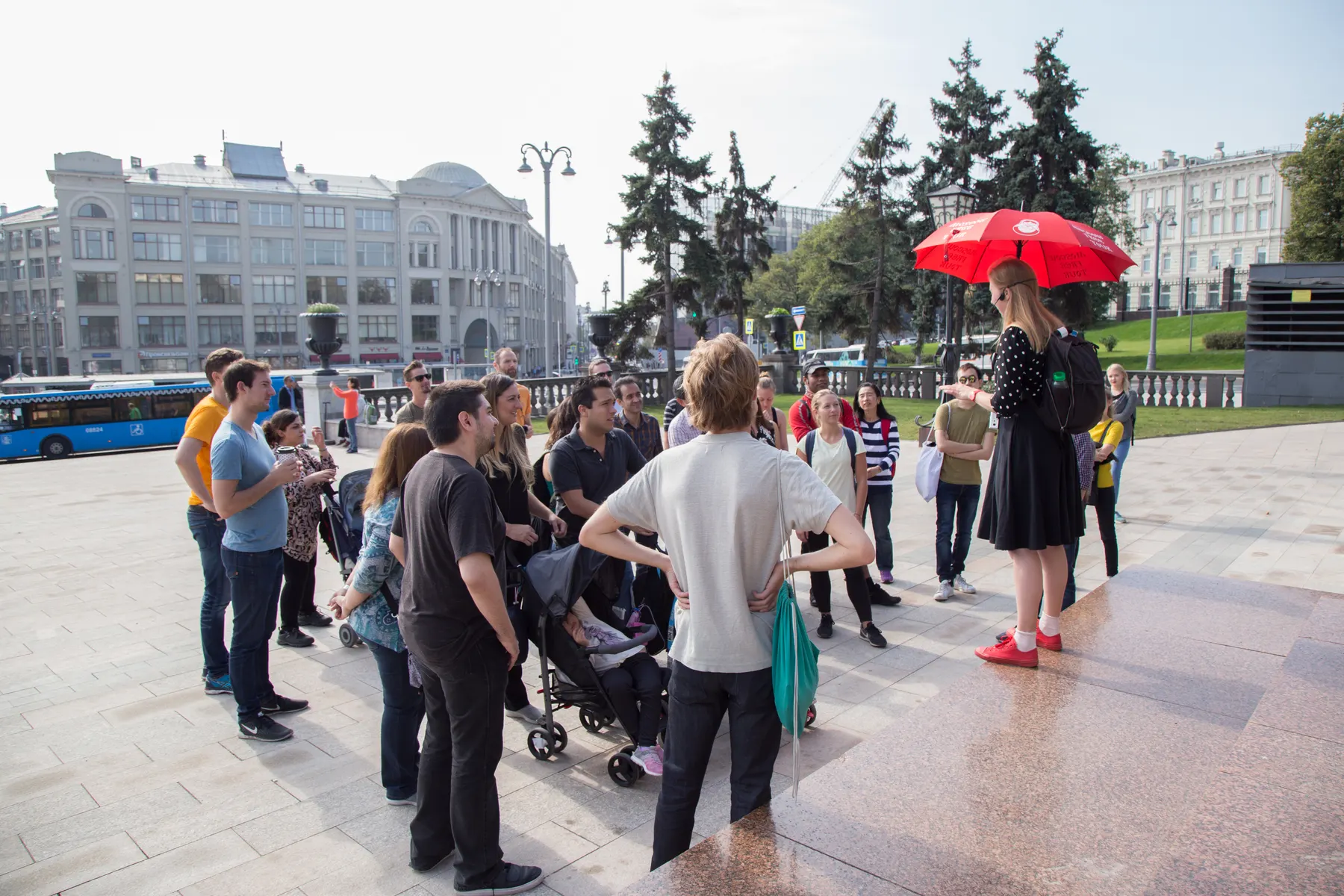 Moscow Free Tour group in the city centre