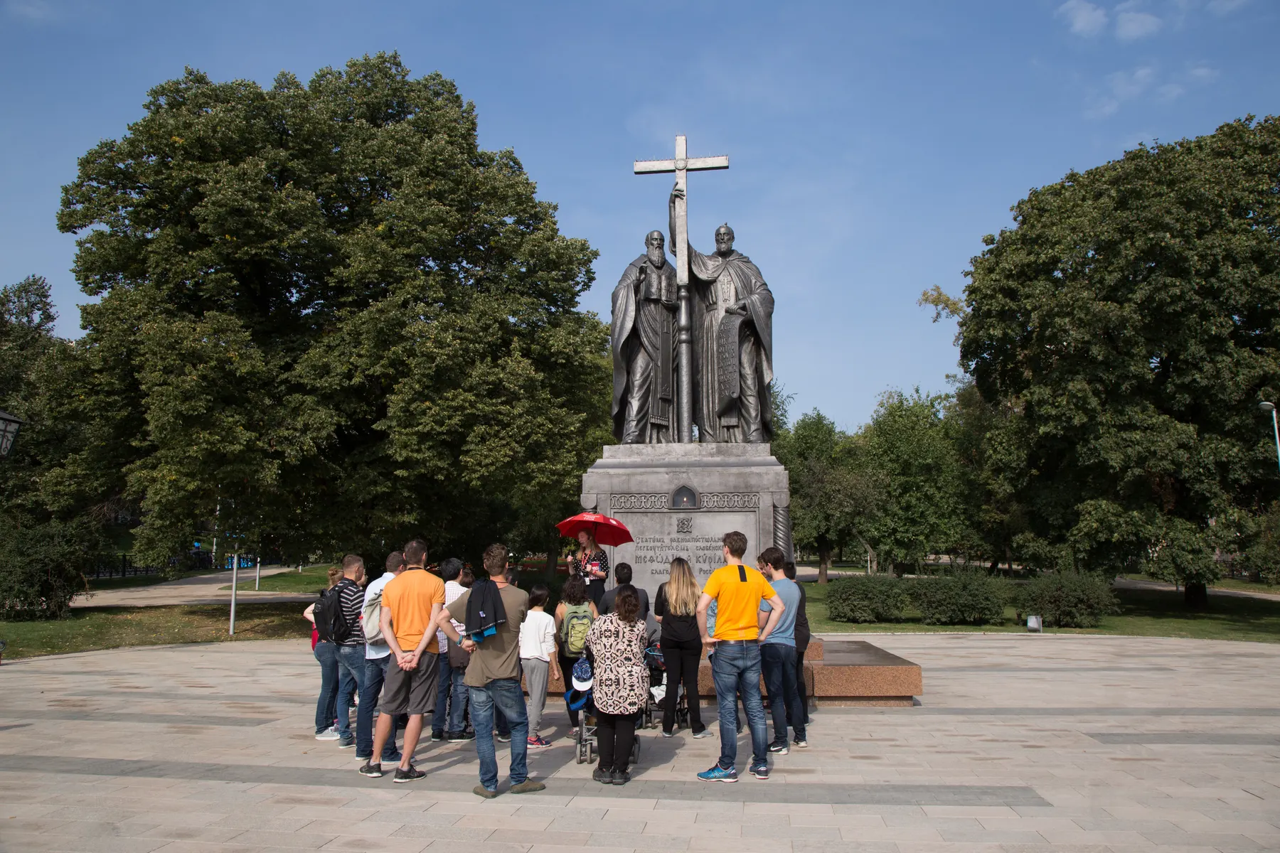 Группа Moscow Free Tour в центре города