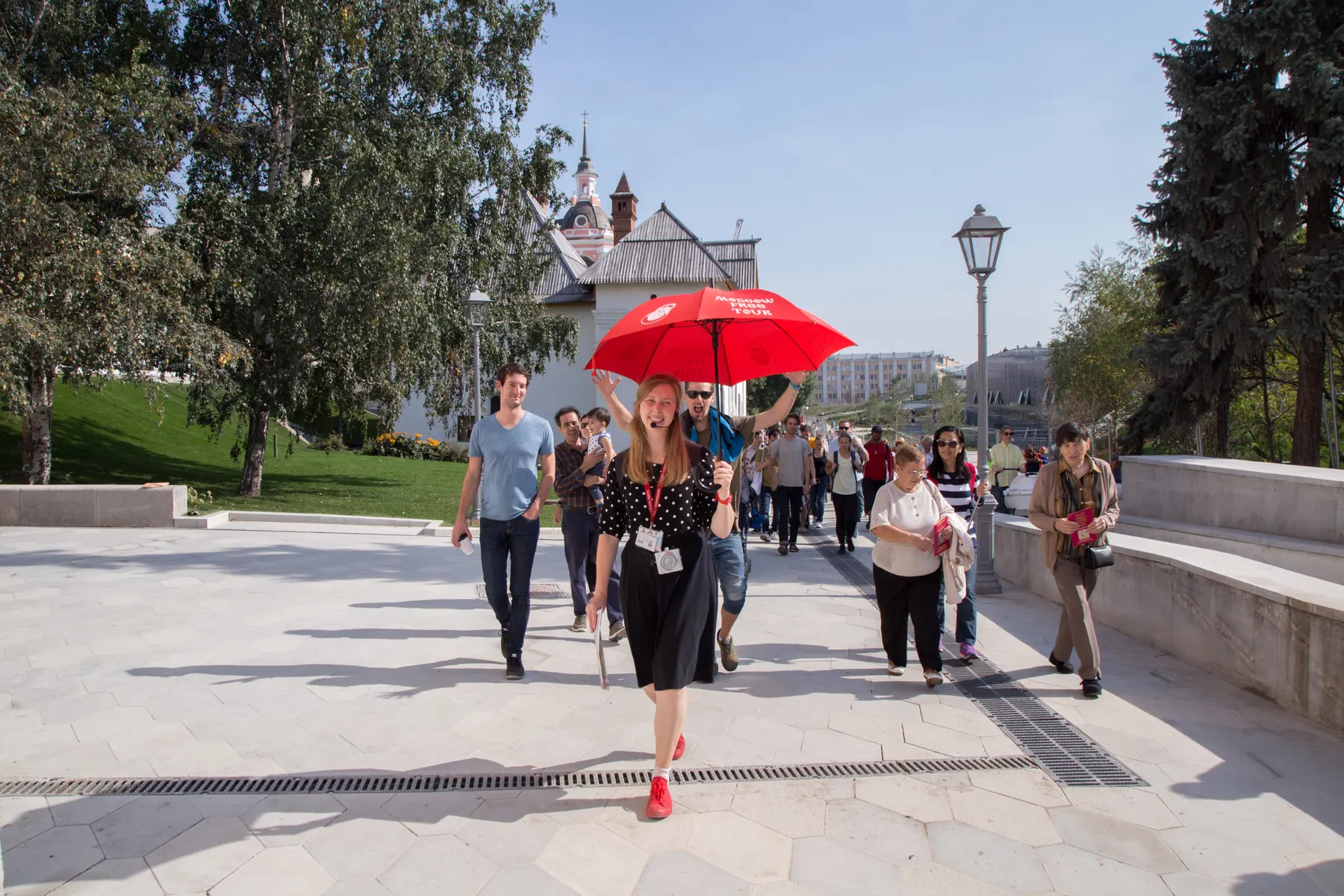 Moscow Free Tour group in the city centre