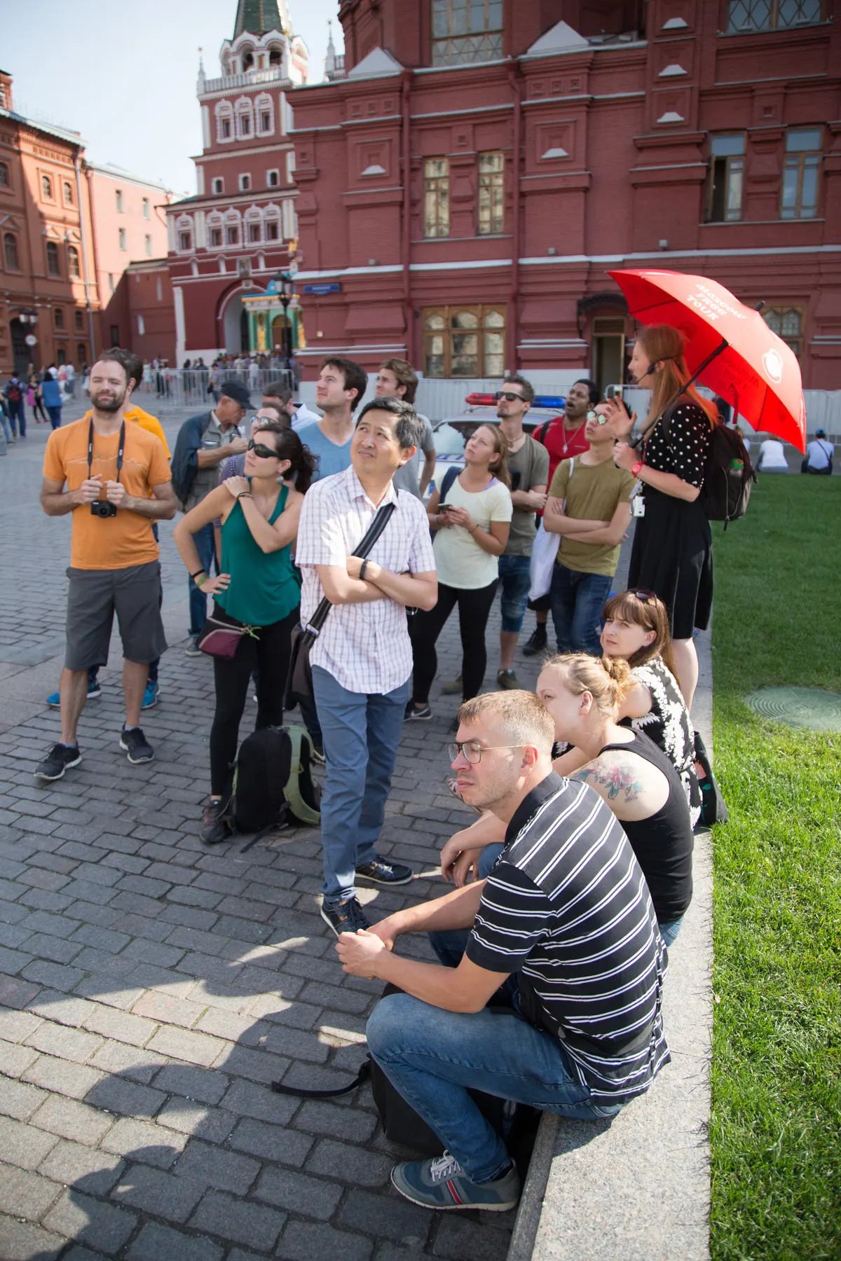 Группа Moscow Free Tour в центре города